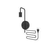 Calex Wandlamp - E27 - Zwart